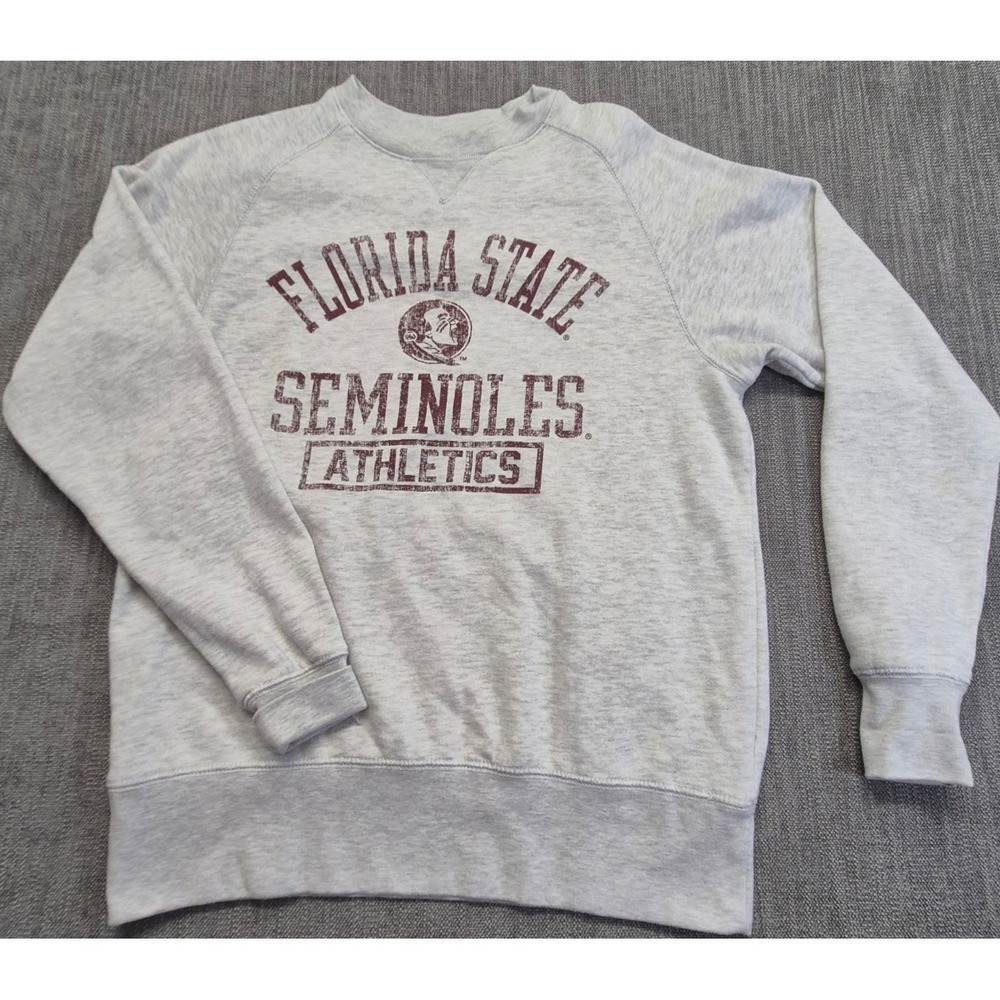 Florida State Seminoles Athletics Crewneck Sweatshirt men's M‎ Gray NCAA FSU